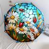 Butterflies Flowers Automatic Umbrella - Suitable Travel Outdoor Portable Umbrella Birthday Gift Daily Essentials