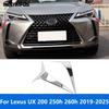 Head Light Lamp Eyelid Eyebrow For Lexus UX 200 250h 260h -2024 2025 Chrome Headlight Strip Trim Accessories Car Styling