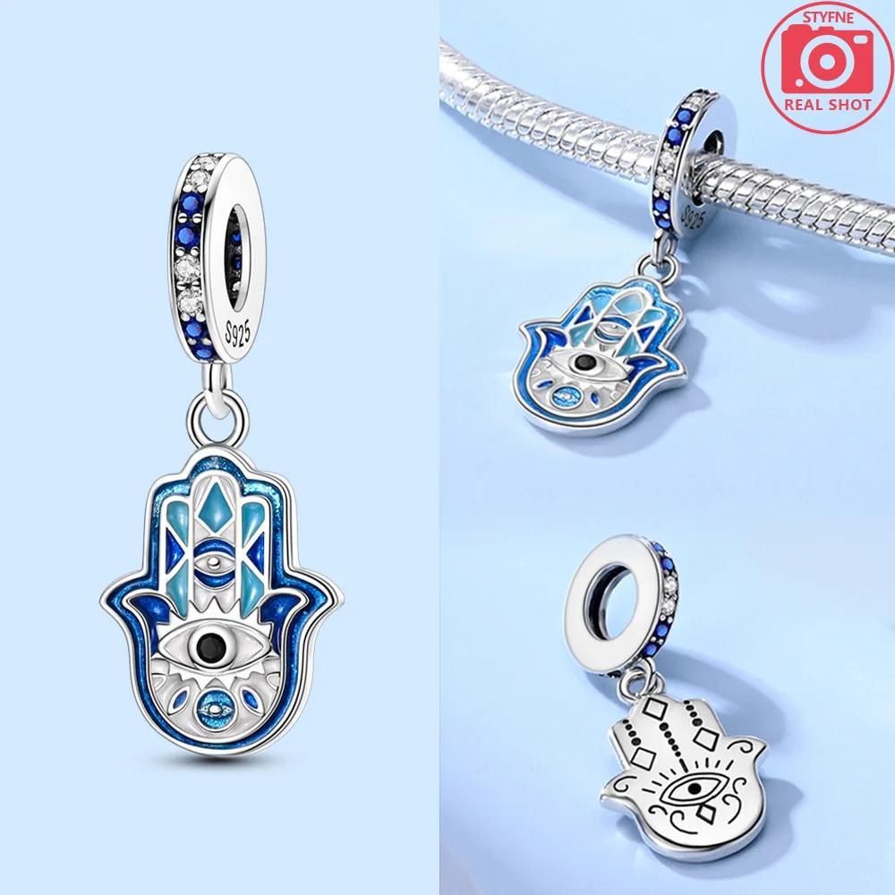 Butterfly Blue Zircon Crab Perfume Bottle Beads Fit Bracelet Charmscopper Original Women Diy Fine Gift Accessories