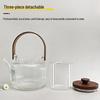 High Borosilicate Glass Stovetop Teapot with Infuser