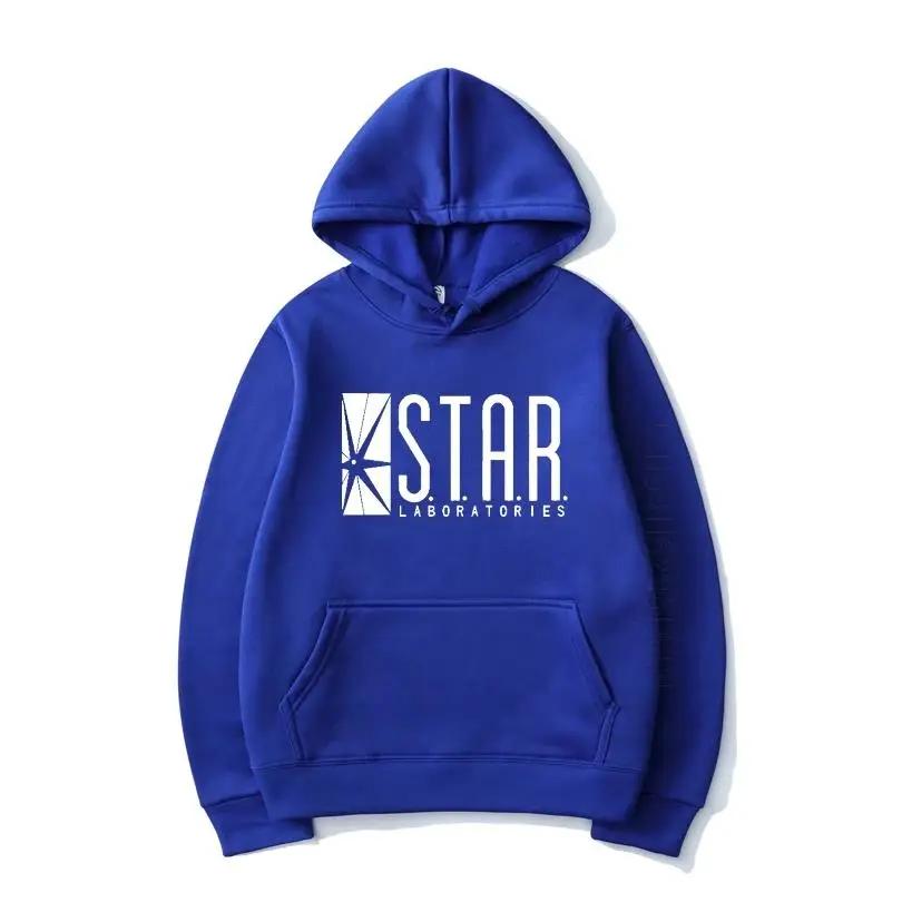 2025 hoodie solid color Star Labs warm pullover fashionable hip-hop street wear men's and women's autumn and winter hoodies