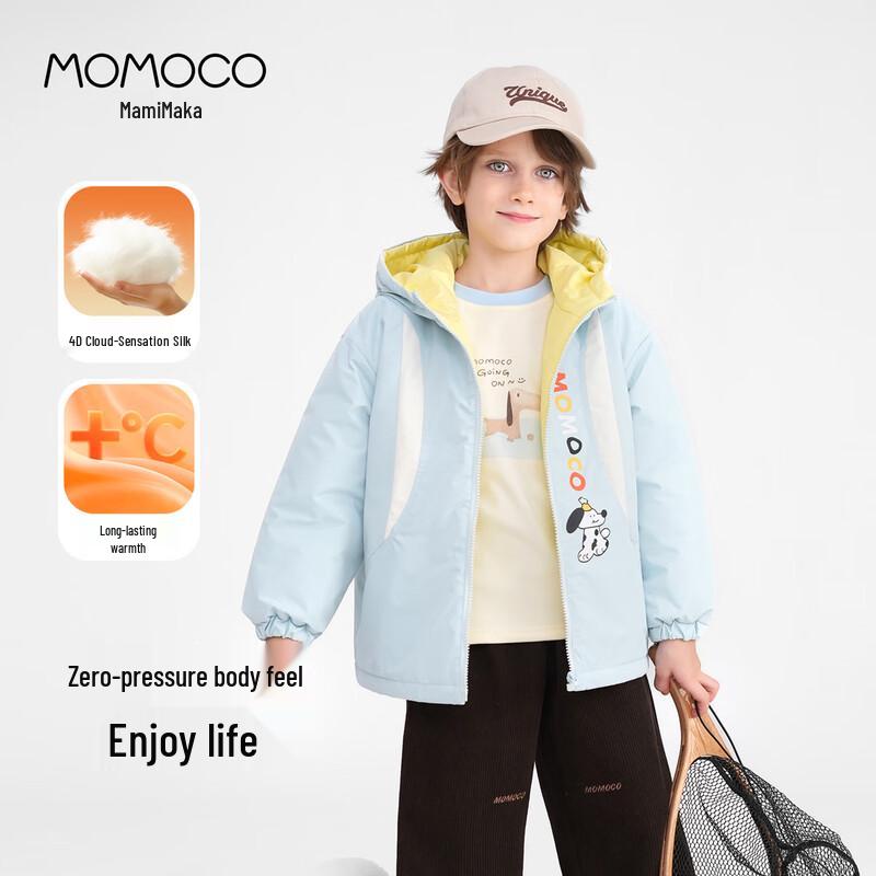 MOMOCO Boys Winter Casual Hooded Jacket 130