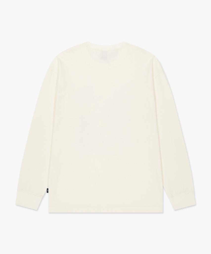 LMC Doodle Bear Collage Long Slv Tee Ivory