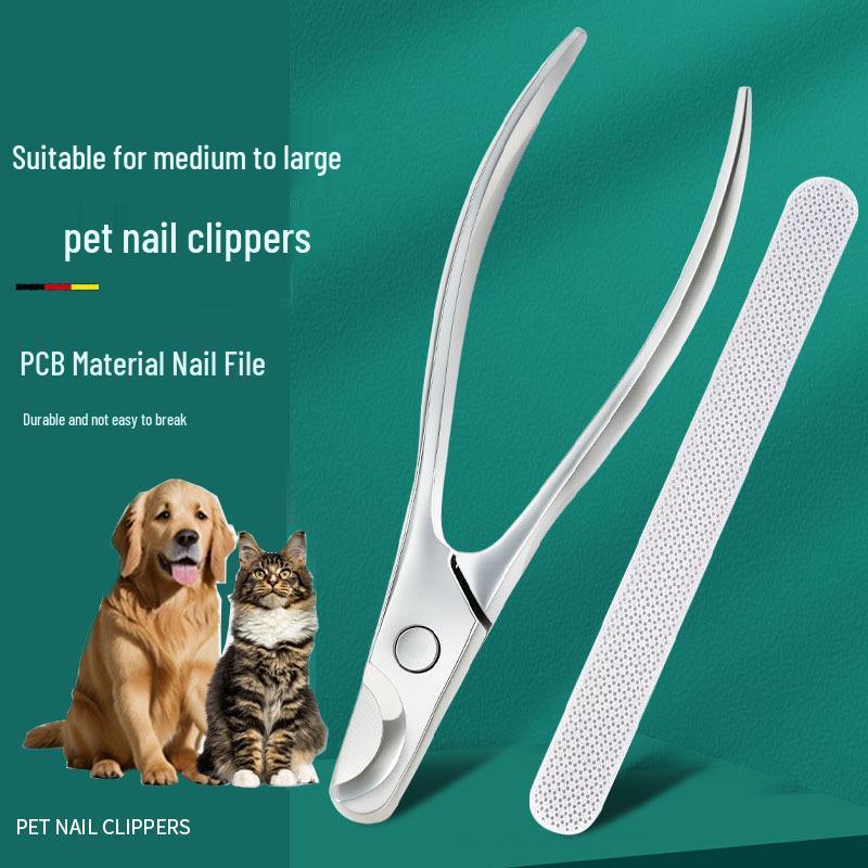 Universal Stainless Steel Nail Clippers for Dogs and Cats