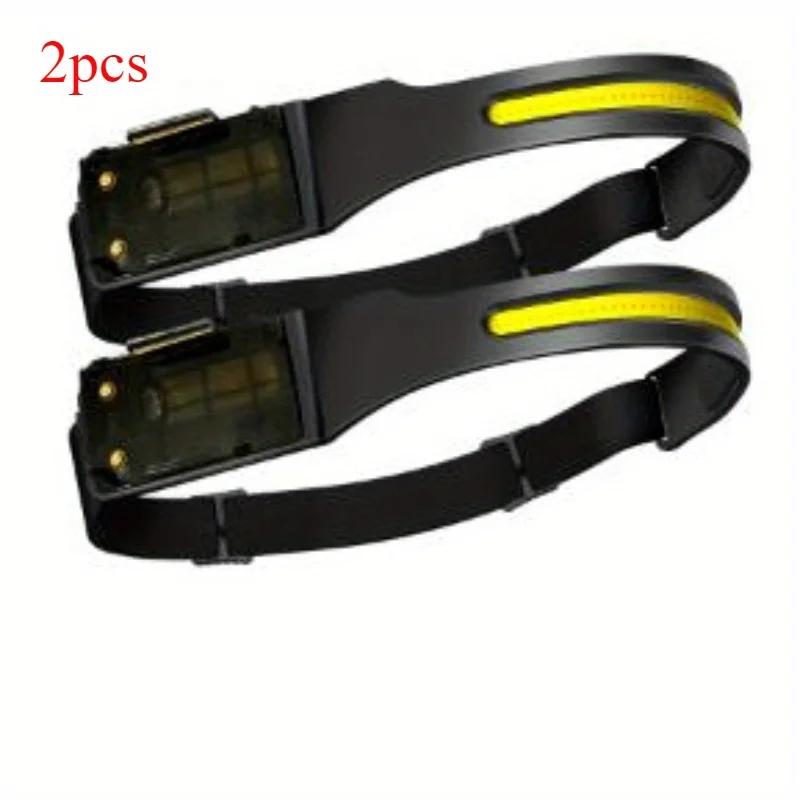 XW005 Induction LED Headlamp Type-C Rechargable Bright Headlight COB Work Light Detachable Flashlight with Tail Magnet UV Light
