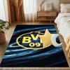 Borussia Dortmund Teppich Spiel Teppich, Fußmatte für Schlafzimmer Wohnzimmer Eingangsbereich Teppich, Heimdeko Idee Geschenk für Weihnachten Geburtstag
