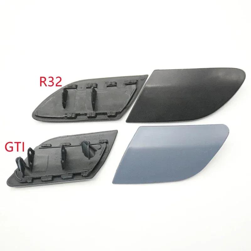 Front Bumper Headlamp Cover Head Light Washer Nozzle Cap For VW Golf V MK5 GTI R32 2003-2009