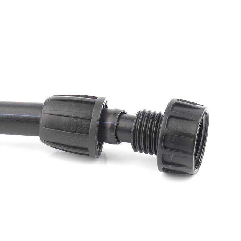 2Pcs/Lot 16mm PE Pipe End Cap Garden Watering Tube Connector Agricultural Irrigation Fittings Lock Catch Water Stop Joint