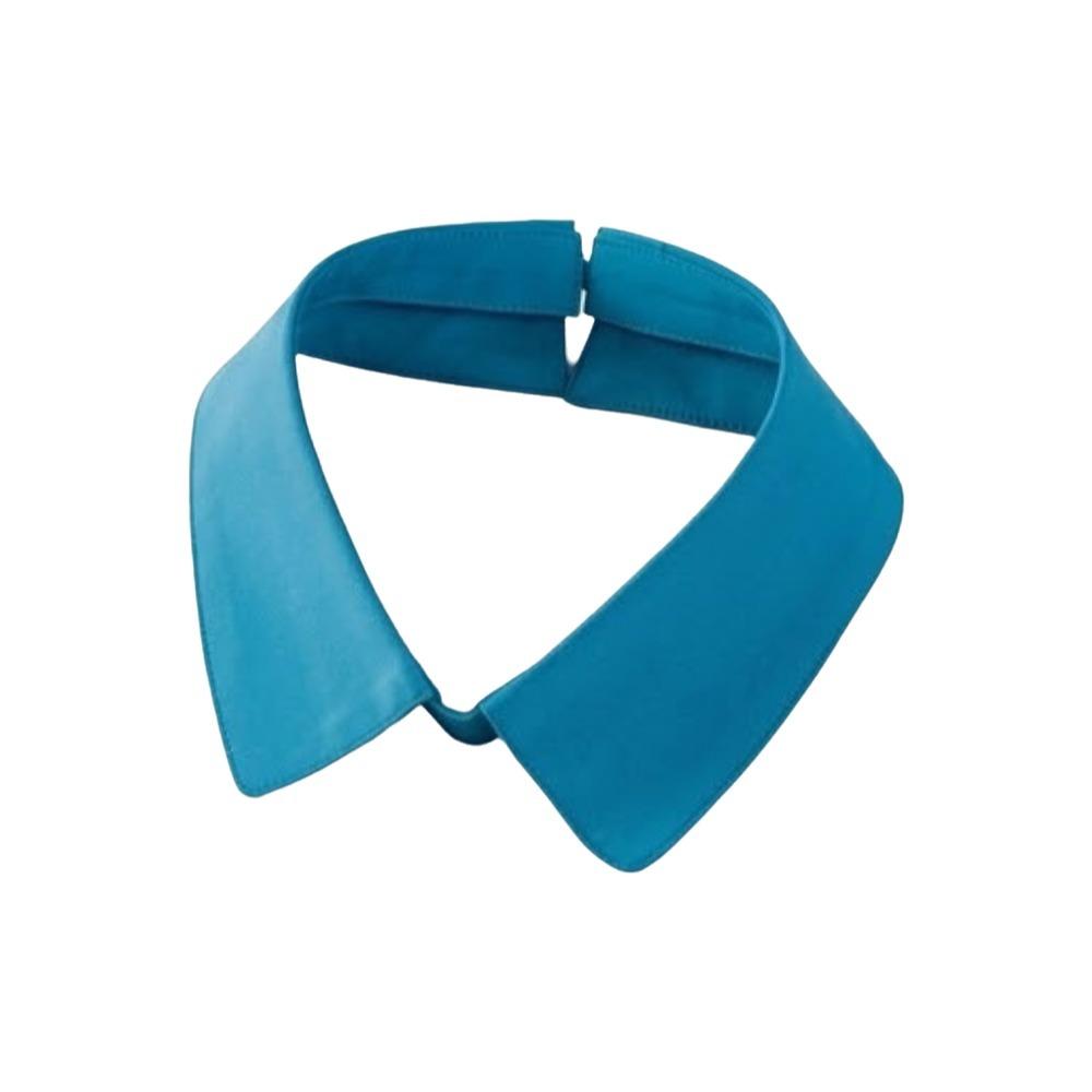 Elegant Detachable Fake Collar Solid Color Shirt Faux Collar Fashionable Necktie Collar Lady озеро синий
