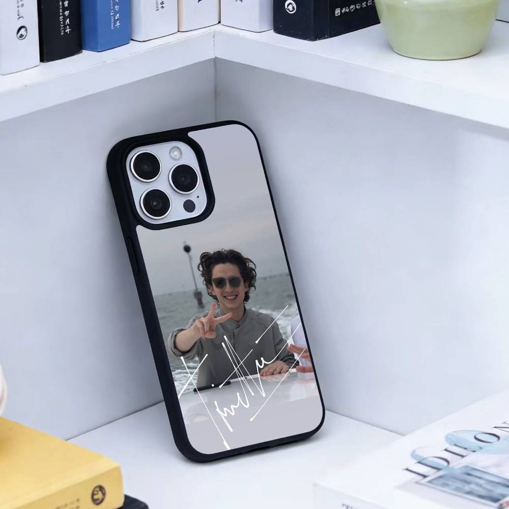 J-Timothee Chalamet Phone Case For iPhone17,16,15,14,13 Plus,Pro Max Magnetic For Magsafe Wireless Charging