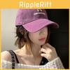 Wide Trendy Purple Brim Baseball Hat Women Soft Top Duckbill Cap Leisure Wear