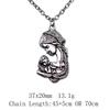 Vintage Angel Wing Pendant Necklace Alloy Feather Guardian Charm Necklaces Blessing Jewelry Gift For Making