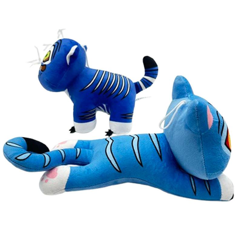Peluche Anime Kpop Cacciatori di Demoni Carino Tigre Viola Cappello Nero Gazza Con 3 Occhi Mostro Caccia Gruppo Femminile Peluche Per Regalo Fan