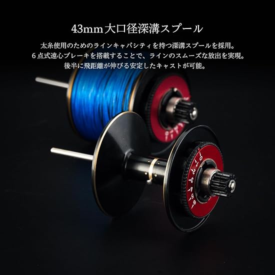 Tailwalk Baitcasting Reel ELAN SUPER WIDEPOWER 81BL