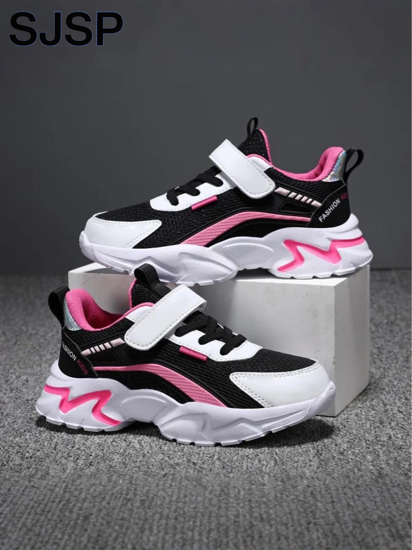 

Children s Casual Pink Girls Mesh Breathable Shoes, Fashionable Lightweight Running Shoes for Teenagers and Students Aged 7-15, Children s 39 чорний