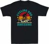 Cycling Dad Funny Bike & Cyclist Mountain T-Shirt Funny Tee Gift Tfor Men