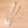 5 buc/set Perie de curățat paie de băut din nailon Mâner lung Perie pentru spații înguste sticle Curățător tub paie