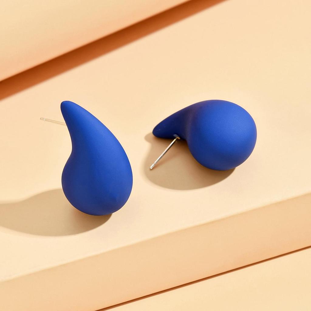 Plump Water Drop Acrylic Dangle Earrings - Simple & Fashionable Jewelry for Women
