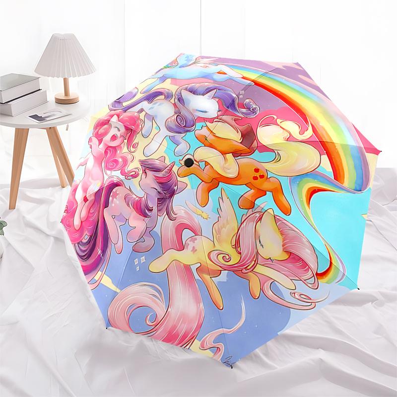 

Rainbow Friends Automatic Opening Folding Umbrella - 8 Bone Iron Frame, Suitable for Fans, Travel, Daily Use, and Festive Gifts0104351a