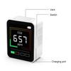Professional Air Quality Monitor CO2 Detector Real-Time Reading Multifunctional Air Pollution Tester for Greenhouse
