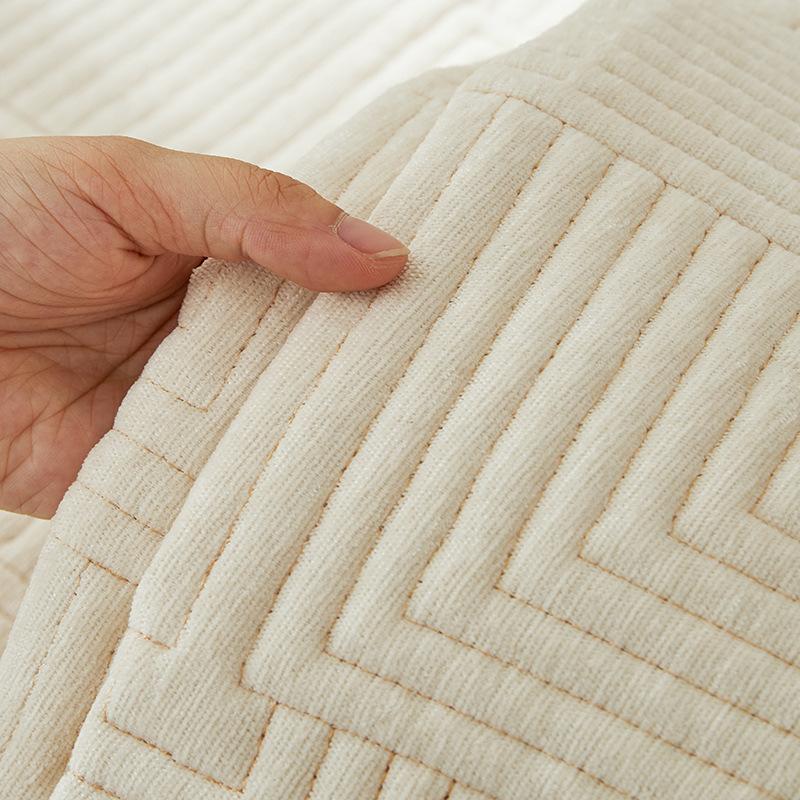 Sofa Cushion Universal In All Seasons, Nordic Simple Non-Slip Sofa Cover, Backrest Towel Cover, Chenille High-End Seat Cushion