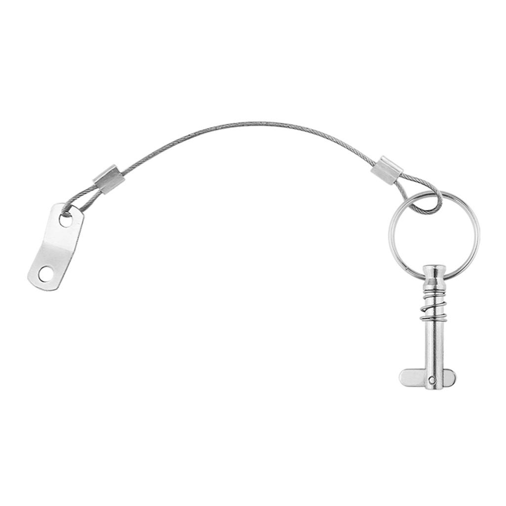 Resistant Stainless Steel Quick Release Pins Durable & Corrosion Deck Hinge Pins Simple Installation for Ship Outfitting