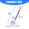 Heavy Duty Aluminum Grains Shovel Garden Tool For Farming Gardening And Snow Removal Strong And Portable Design
