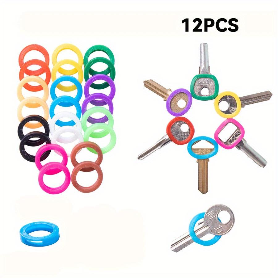 20 hochwertige Retro-Schlüsselanhänger | 8 atemberaubende Silikon-Schlüsselkappen in verschiedenen Farben zur Identifizierung und zum Schutz von Hausschlüsseln