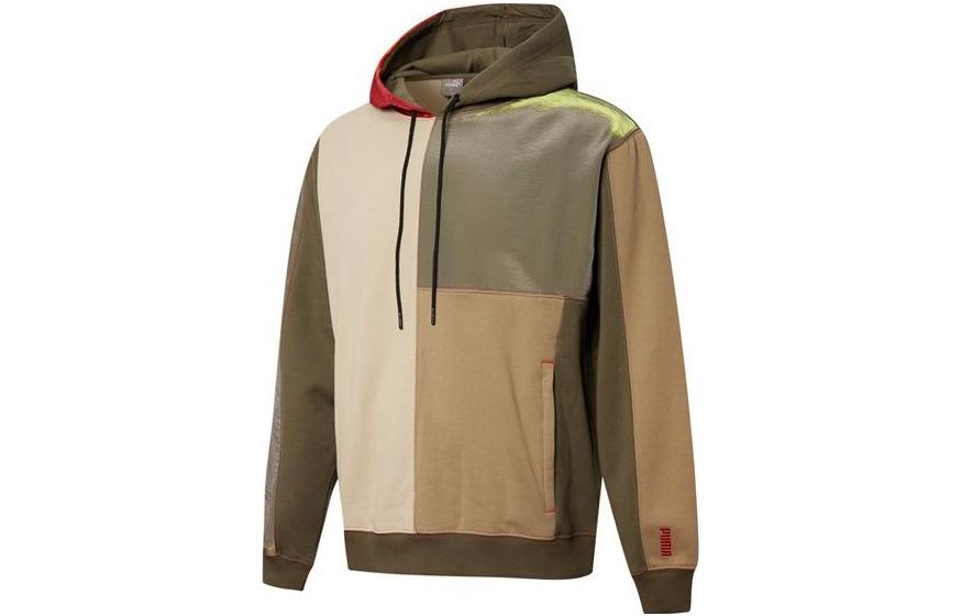 PUMA Sweatshirts Men s Grape Leaf Green Hooded Moderate Regular 532086-02 L