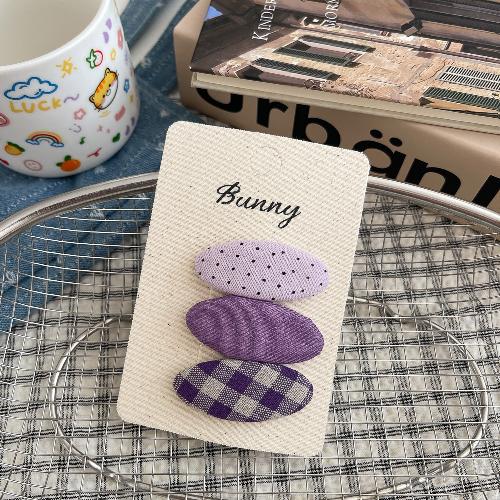 3pcs Fabric Water Drop BB Clip Polka Dot Hair Clip Hairpin Cute Children Hairpin Bangs Side Clip Headwear Girls Hair Accessories