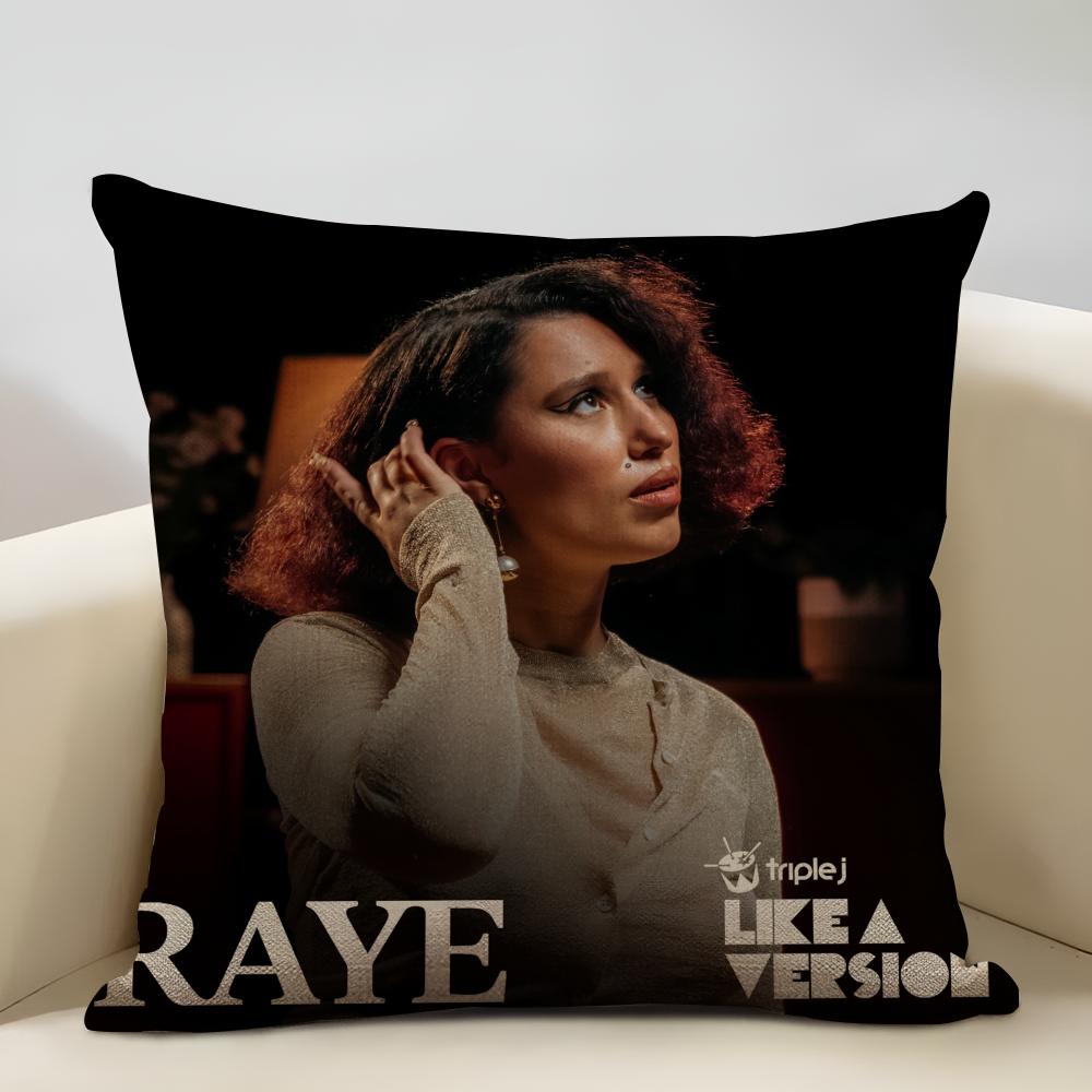 Raye Album Cushion Cover Household Decoration Linen Sofa Cushion Cover: Skin-Friendly & Breathable with Invisible Zipper