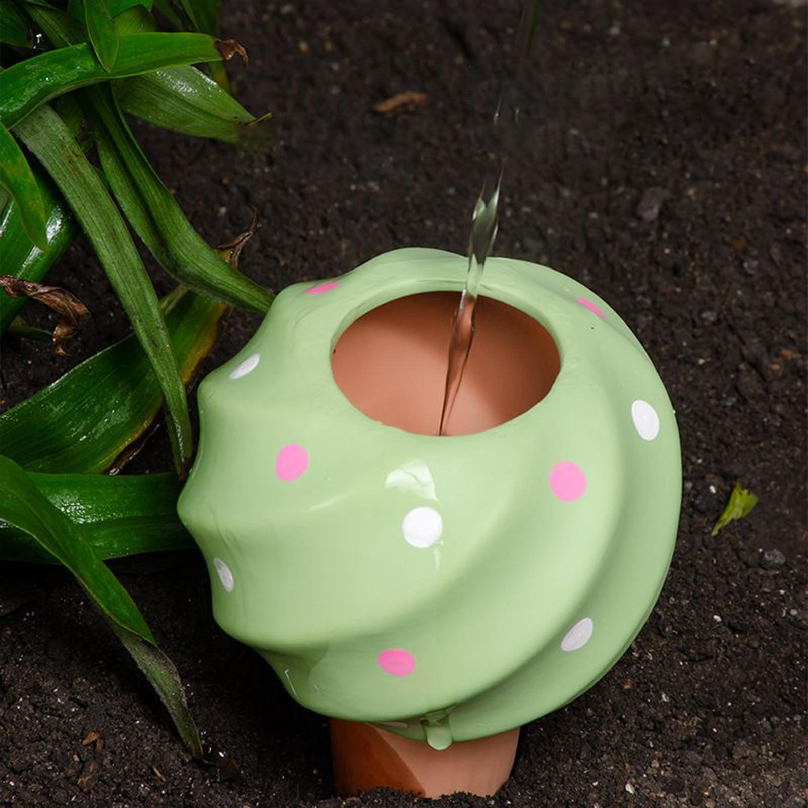Terracotta Watering Spikes Water Spikes For Outdoor Plants 4 Pieces Automatic Irrigation System Clay Tool Kit Gardening China Mainland