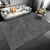Modern Dark Grey Marble Texture Carpet for Living Room Decor Suitable for use as an anti-slip for living room bedroom sofas