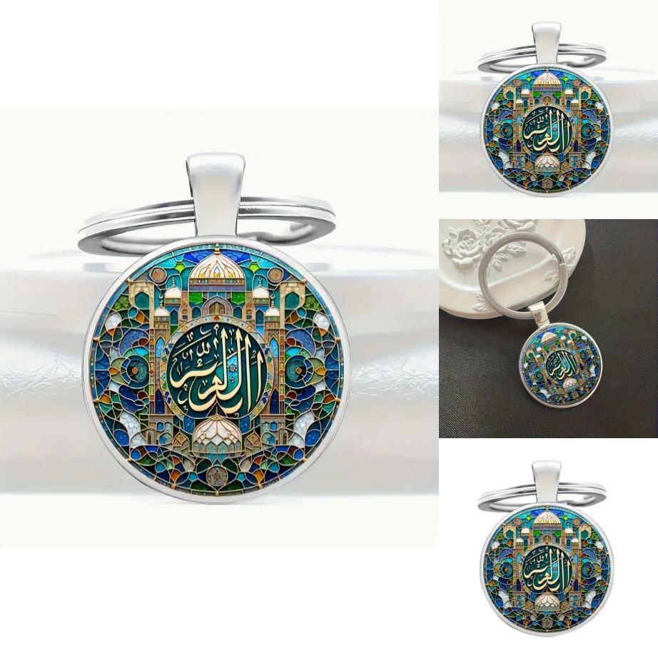 Palace Pattern Keychain Zinc Alloy Elegant Gift For Couples And Friends