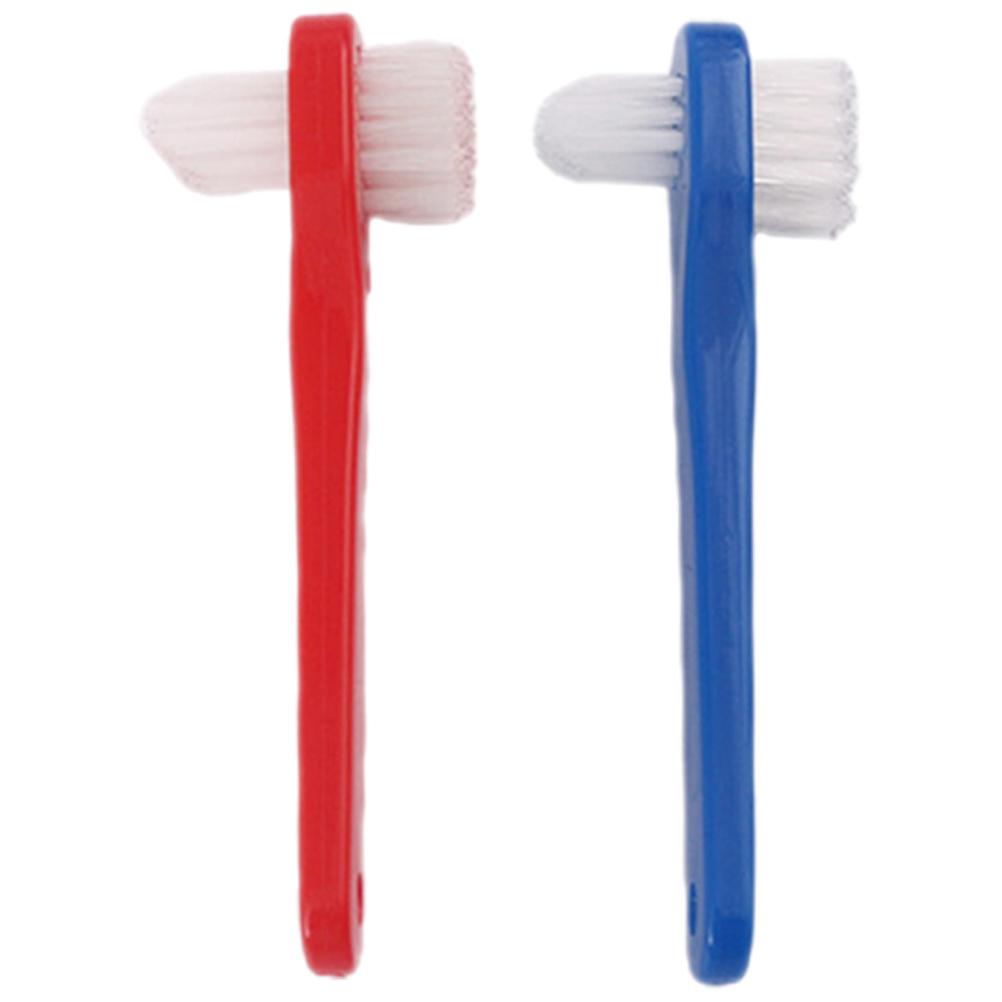 2 Pcs False Toothbrush Bulk Teeth Care Accessory Denture Dental Pp Toothbrushes for Braces Clean Tool