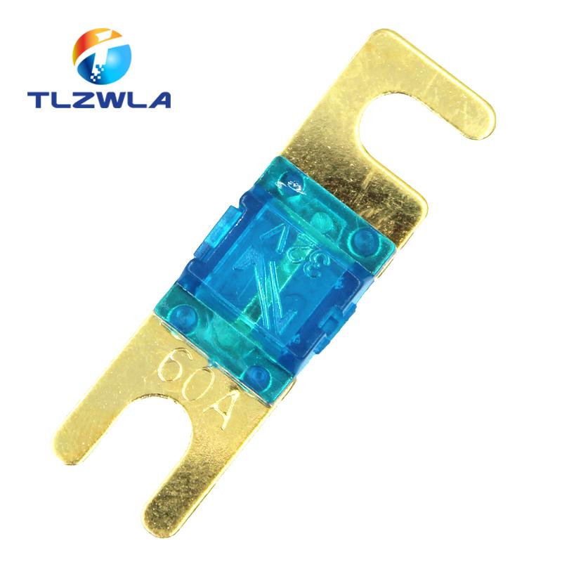 ANL Gold Plated Stud Car Fuses Mini Car Stereo Audio AFS Fuse 20A 30A 40A 50A 60A 70A 80A 100A 125A 150A 175A 200A