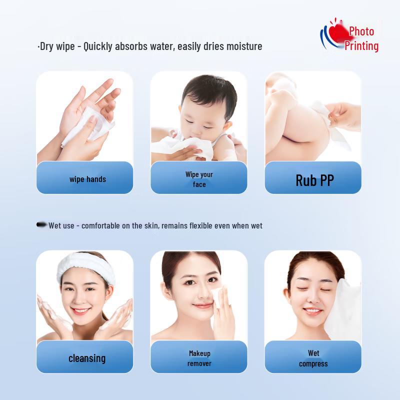 Xinxiangyin 100% Cotton Hanging Facial Tissues