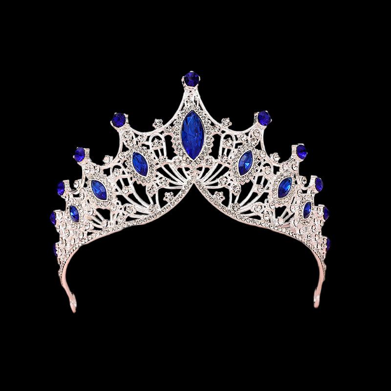 Bridal Crown Headband Headband Wedding Korean Style Birthday Adult Gift Crystal Crown Princess Dress Hair Accessory