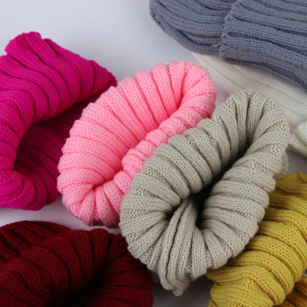 Pointy Hats Crochet Baby Hat Solid Color Girls Boys Cap New Children's Knitted Hat  Kids Beanie