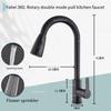 Premium 360° Rotating Telescopic Faucet with Two Switchable Water Modes New Trendy Choice for Kitchen Sink and Bathroom Basin