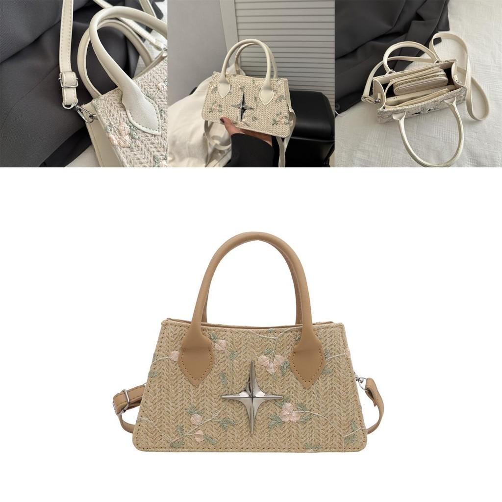 Stylish Woven Pu Small Crossbody Bag With Inner Pocket For Casual Outings
