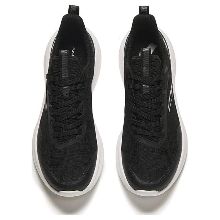 New Anta Nebula Shock Absorbing, Non Slip, Wear Resistant, Breathable And Lightweight Low Top Running Shoes Men's Black 912425521-2