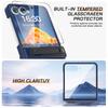 For Samsung Galaxy Z Flip7 5G Kickstand Case Hinge Protection Hard PC Phone Cover Built-In Screen Film