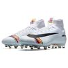 Nike Mercurial Superfly 6 AG Artificial Ground Slip Resistant Abrasion Resistant Soccer Shoes Unisex White AJ3546-109