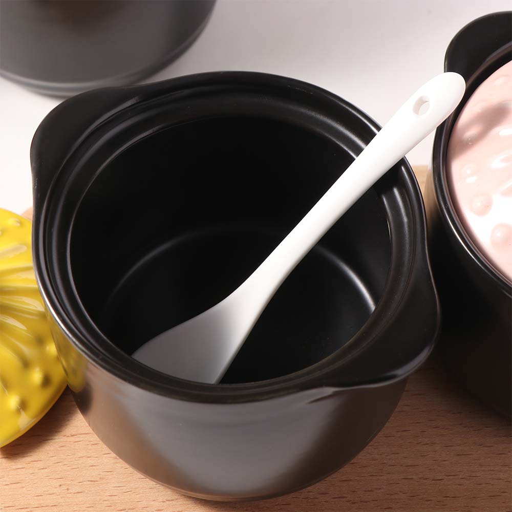 Japanese Style Ceramic Seasoning Jar Dust-proof Condiment Container Spices Storage Box  Salt