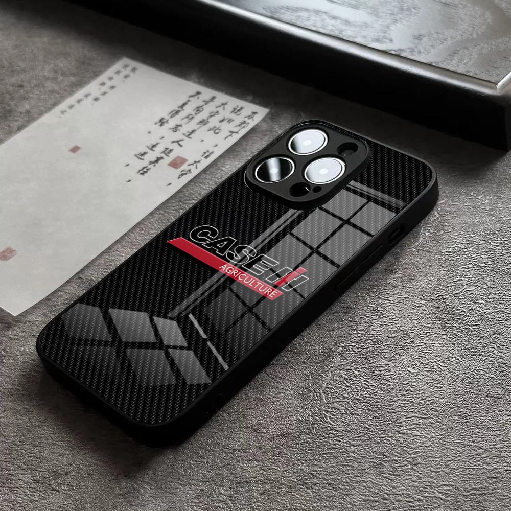 Etui International Havester IH Traktor Etui na Telefon Dla iPhone 18 17 16 Pro Max 15 Plus 14 Pro 12 11 13 Mini X XR XS Max Szklane Pokrowiec
