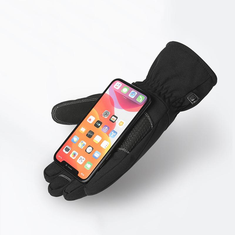 Men Women Winter Camouflage Fleece Thickened Ski Gloves Warm Non-slip Windproof And Waterproof Touch Screen Hiking Glove