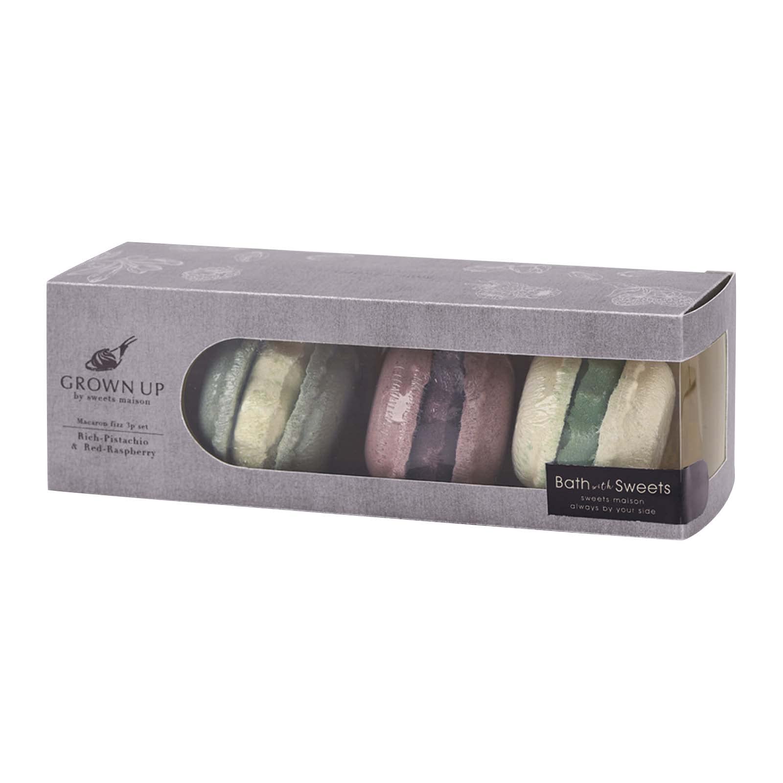 

Sweets Maison Соль для ванны Подарок Макарон Шипучка для ванны 3 штуки Подарок на день рождения Маленький подарок Женский