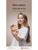 2025 Retro Camera Style TWS Wireless Bluetooth Headphones with Noise Cancellation and Long Battery Life