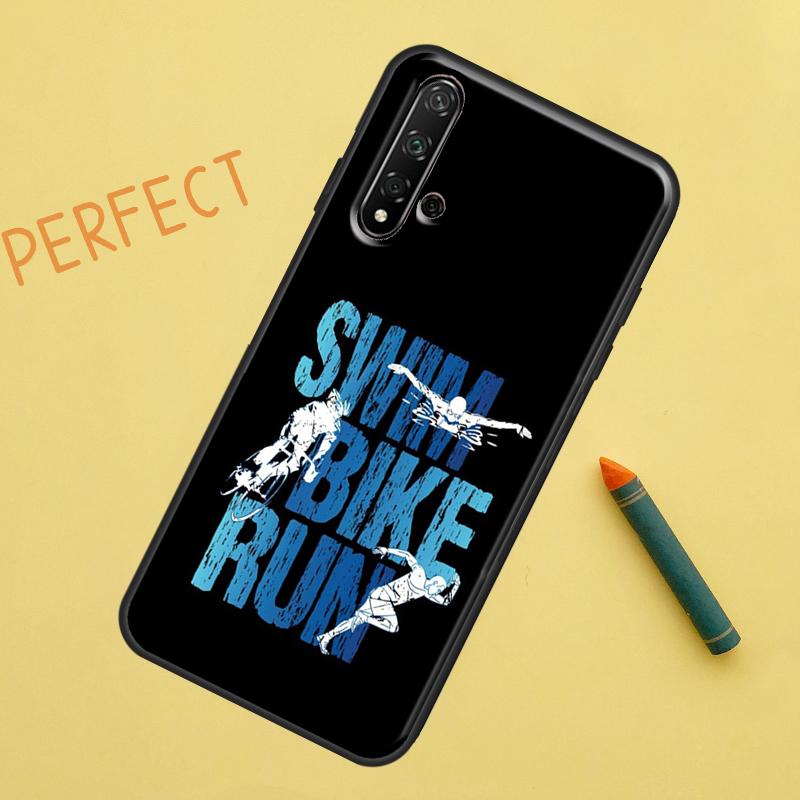

Triathlon Tri Life Swim Bike Run For Huawei Nova 10 9 SE 11 Pro 12i 11i 8i Y60 Y70 Y90 Y61 Y91 Y72 Y73 P20 P40 P30 Lite Case Huawei Nova Y90